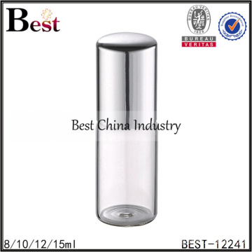 glass roller on perfume bottle glass bottle roller ball with metal roller ball